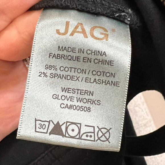 JAG Black Zipper Moto Jacket - Picture 8 of 9